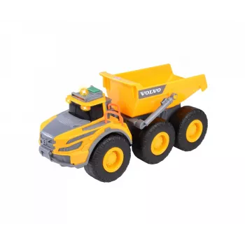 Dickie Toys Volvo A60H šarnyrinis savivartis 1:24 mastelio statybinė mašina su šviesos ir garso efektais 203723007