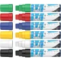 Schneider Paint-It 330 V1 akrilo žymeklių rinkinys, 6 skirtingos spalvos, 15 mm kaltinio antgalio 120396