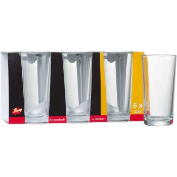 Ritzenhoff & Breker 4ALL stiklinė, 6 vnt., 300 ml, skaidri 690224