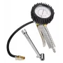 Einhell 4133110 analoginis padangų slėgio matuoklis su manometru, 0-10 bar / 0-145 psi, oro išleidimo vožtuvu