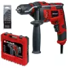 Einhell TC-ID 720/1 E rinkinys smūginis gręžtuvas 720 W su 5 dalių grąžtų rinkiniu ir nešiojimo dėklu 4259846