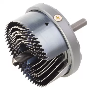 wolfcraft daugiadiskė gręžimo karūna Ø 25-65 mm, 6 geležtės, gręžimo gylis 23 mm (2165000)