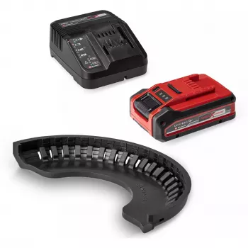 Einhell TE-AG 18/125-2 Li akumuliatorinis kampinis šlifuoklis 18V 125mm su 4.0Ah akumuliatoriumi ir įkrovikliu 4431190