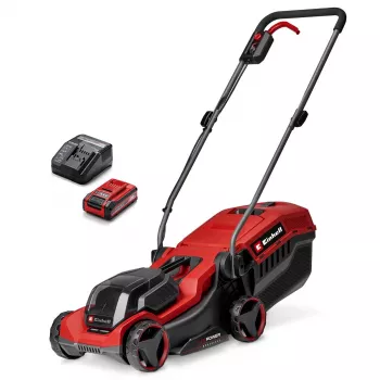 Einhell GE-CM 18/30-1 Li BL akumuliatorinė vejapjovė 18V bešepetėlinė 30 cm pjovimo plotis su 3Ah akumuliatoriumi ir įkrovikliu