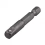 Wolfcraft 1579000 adapteris lizdams, 1/4 inch šešiabriaunis kotas į 1/4 inch kvadratinę pavarą, chromo vanadžio plienas