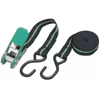 Wolfcraft 3442000 dviejų dalių krovinio tvirtinimo diržas 5 m x 25 mm, 250 daN LC, mėlynas