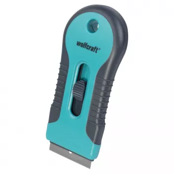 Wolfcraft 2K plastikinis grandymo peilis 38 mm, mėlynas/juodas, 4101000