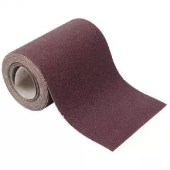 Wolfcraft 1741000 šlifavimo popieriaus ritinys su kibiąja juosta, P120 grūdėtumas, 4 m x 115 mm, aliuminio oksidas, medienai, dažams, lakui, glaistui, plastikams, lengviesiems metalams