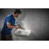 Wolfcraft 4358000 rankinis hermetiko pistoletas 310 ml kasetėms, lašėjimą stabdantis, 360° pasukamas laikiklis, ergonomiška dviejų komponentų rankena, juodas/raudonas