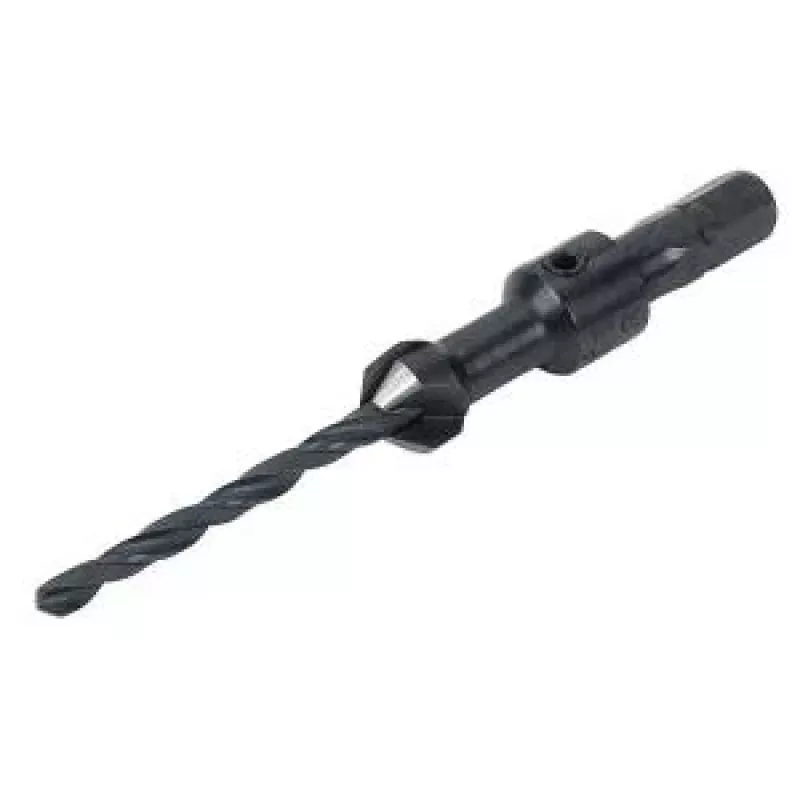 Wolfcraft 2545000 grąžtas įleidėjas su šešiakampiu kotu, 12 mm, 5 griovelių, 90°