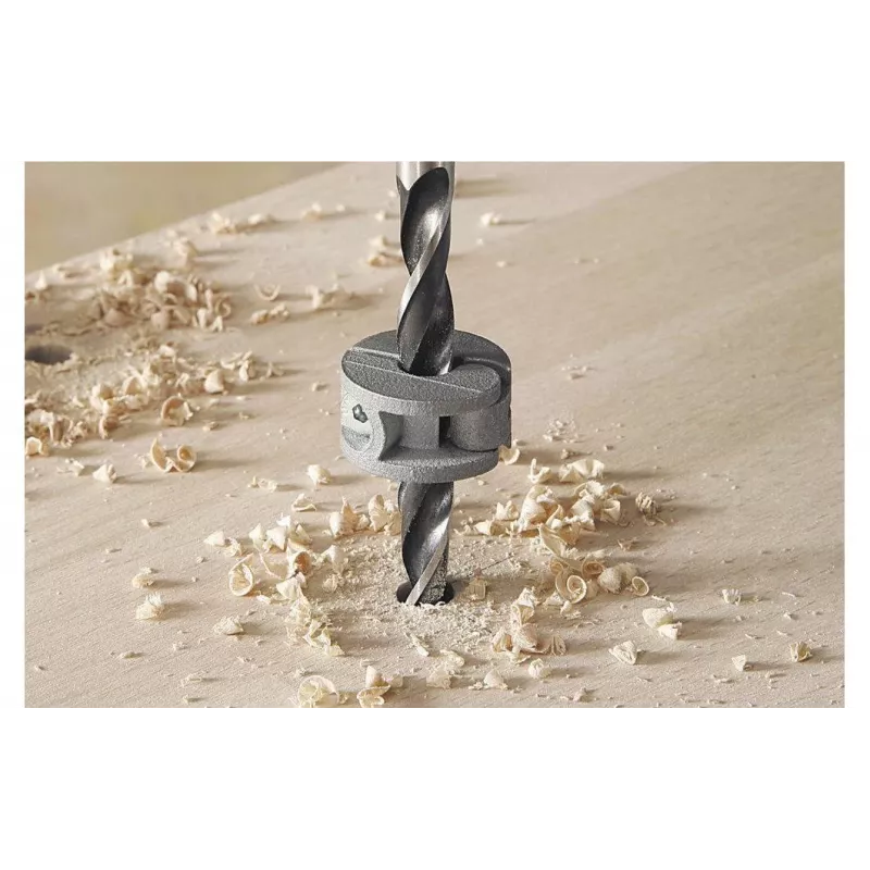 Wolfcraft 8 mm buko medienos kaiščių rinkinys su grąžtu, gylio ribotuvu ir žymekliais (50 kaiščių, 56 dalys) 2917000