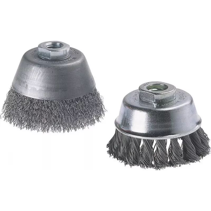 Wolfcraft mazguota plieninė vielinė puodelinė šepetys M14 75 mm 2125000