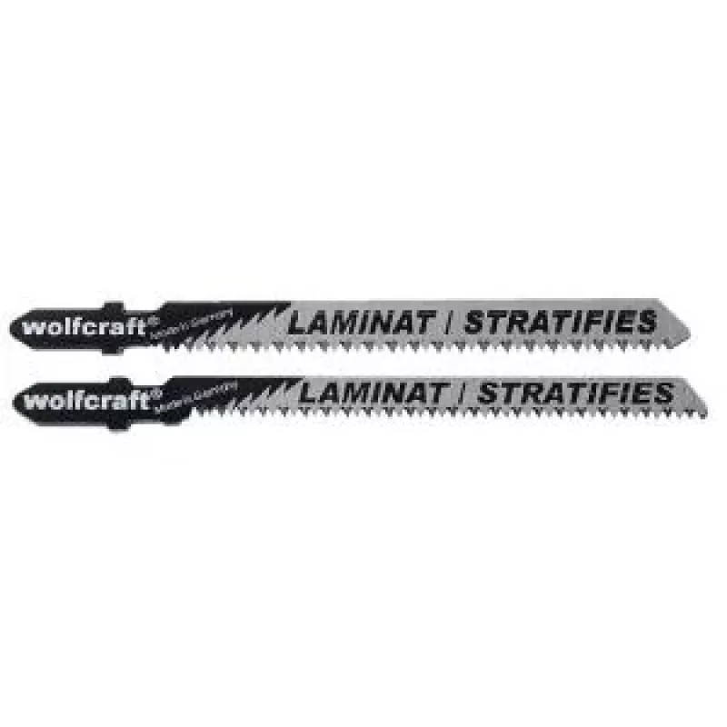 Wolfcraft 2379000 3 dalių siaurapjūklio ašmenų rinkinys T-koto HCS 100 mm 10 TPI medienai ir plastikui