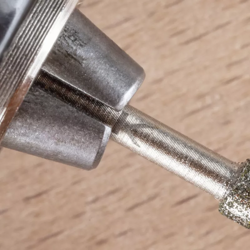 Wolfcraft 5988000 deimantinių šlifavimo antgalių rinkinys, rutulio ir kūgio formos, 3 dalių