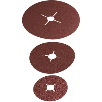 Wolfcraft 2476000 šlifavimo diskų rinkinys, 115 mm, neperforuoti, grūdėtumas P24/P40/P60/P100, 10 vnt.