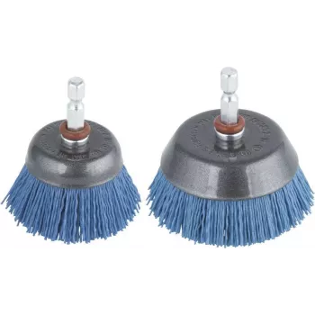 Wolfcraft nailoninė puodelinė šepetėlis, 1/4 inch (6,3 mm) kotas, 50 mm skersmuo, 4500 RPM 2729000