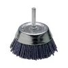 Wolfcraft nailoninė puodelinė šepetėlis, 1/4 inch (6,3 mm) kotas, 50 mm skersmuo, 4500 RPM 2729000
