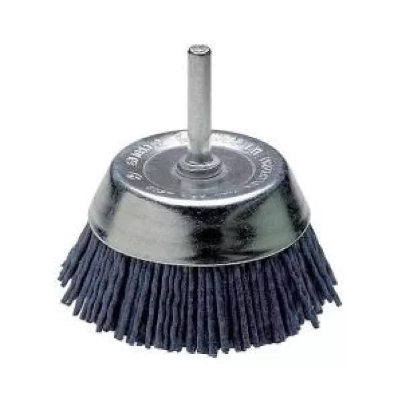Wolfcraft nailoninė puodelinė šepetėlis, 1/4 inch (6,3 mm) kotas, 50 mm skersmuo, 4500 RPM 2729000