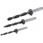 Wolfcraft 2730000 medienos spiralinių grąžtų rinkinys, 3 vnt. (6 mm, 8 mm, 10 mm), cilindrinis kotas