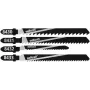 Wolfcraft 8430000 10 dalių siaurapjūklio geležčių rinkinys medienai, T formos kotas