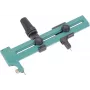 Wolfcraft 4151000 apskritimų pjovimo priedas gręžtuvui, 30-120 mm skersmuo, 30 mm gylis, HSS peiliukai, 8 mm kotas