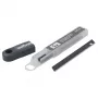 Wolfcraft Profi-Sharp lūžtami peiliukai 9 mm juodi, 5 vnt. 4207000