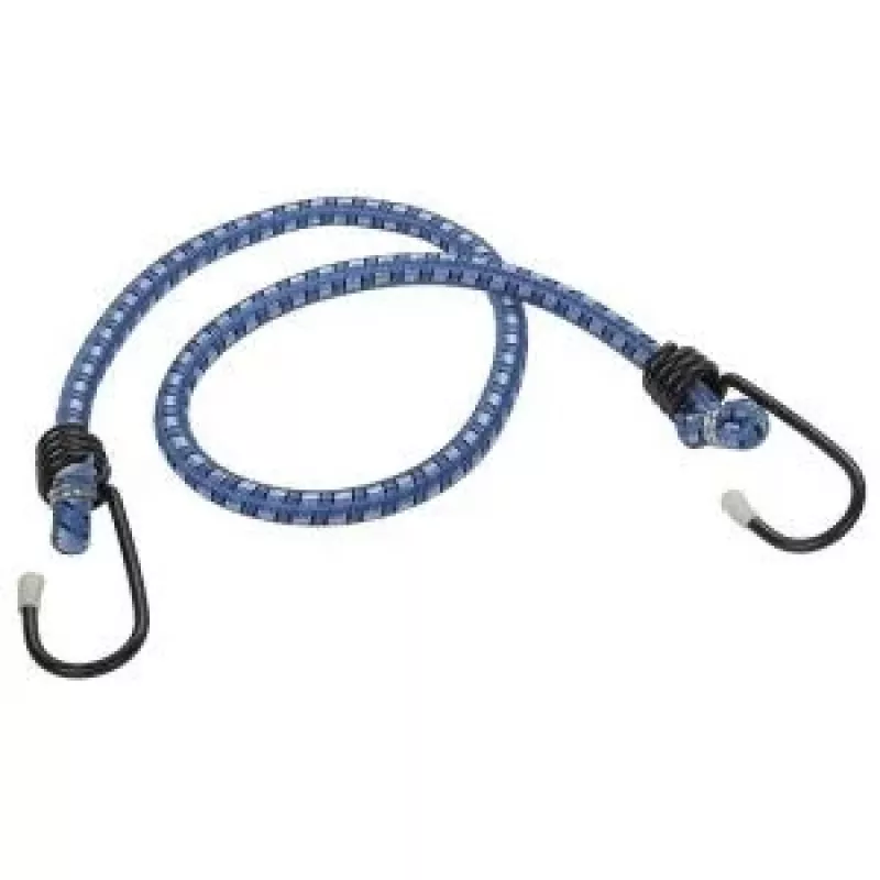 Wolfcraft 3293000 Expander elastingas virvelė 0,5 m x 6 mm, 2 kabliukai, juoda