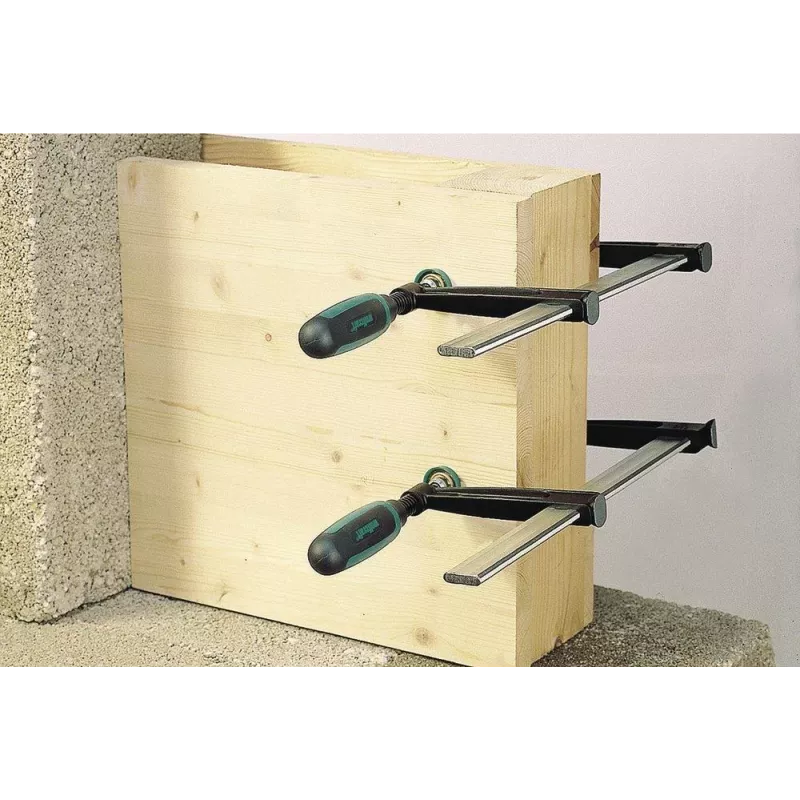 wolfcraft SZ 120-700 sraigtinis spaustuvas 700 mm juodas / pilkas 3622000