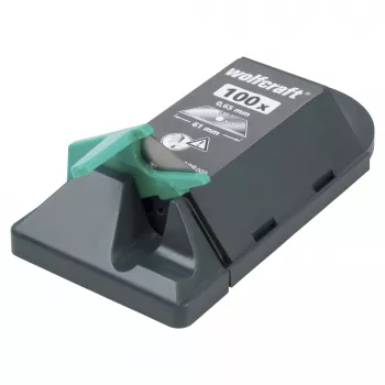 wolfcraft profesionalios trapecinės geležtės 0,65 x 61 mm, 100 vnt. (4309000)