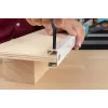 Wolfcraft 5215000 giluminis žymeklis – ilgu siauru antgaliu, juodas permanentinis, 1 mm linija, 1 vnt.