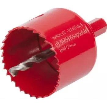 wolfcraft 5472000 bi-metalinis HSS kiaurymų pjūklas 20 mm medienai, metalui, plastikui, gipso kartonui
