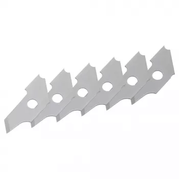Wolfcraft 5893000 atsarginiai peiliukai kiaurymių kraštų nusklembimo įrankiams, 6 vnt.