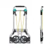 wolfcraft TS 600 aliumininis rankinis vežimėlis, 70 kg, juodas 5505000