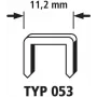 Wolfcraft 2000 plataus nugarėlės segtukai, 2000 vnt., 7026000, matmenys (W x H) 11,2 mm x 6 mm