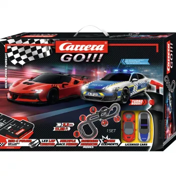 Carrera GO!!! High Speed Pursuit elektrinis slot automobilių lenktynių rinkinys