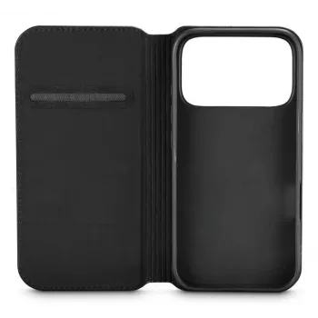 Black Rock Booklet Slim Folio dėklas Apple iPhone 17 Pro, juodas 00080398