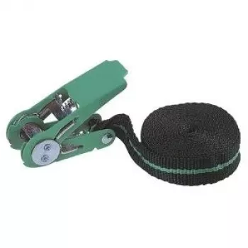 Wolfcraft 3418000 vienos dalies krovinio tvirtinimo diržas su reketu, 4 m x 25 mm, LC 90 daN