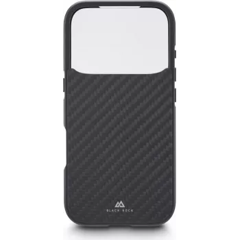 Black Rock Cover 360° stiklas, skirtas Apple iPhone 17 Pro, Real Carbon, 00080399
