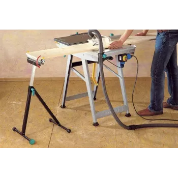 Wolfcraft 6119973 reguliuojamo aukščio sulankstomas ritininis stovas 60 kg