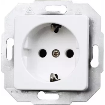 HEINRICH KOPP Schuko lizdo įdėklas, 1 modulis, baltas 113613087
