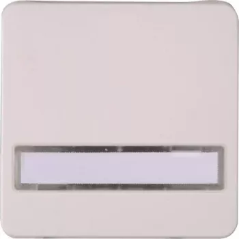 Kopp HK02 banguotas dangtelis su lęšeliu, rakto simbolis, Arktinė balta 330513005