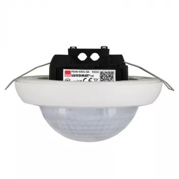 B.E.G. Brück PD4N-KNXs-BA-DE KNX judesio ir buvimo jutiklis, įleidžiamas į lubas, 360°, baltas 93535