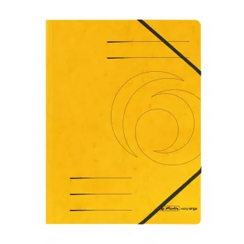 HERLITZ Eckspannermappe A4 kartoninė aplankas su kampinėmis guminėmis juostomis, pilkas, 5 vnt. rinkinys 11387164-000