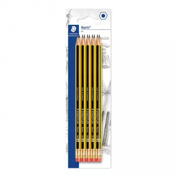 Staedtler Noris HB 122-2 BK10 grafito pieštukų rinkinys, HB, 10 vienetų