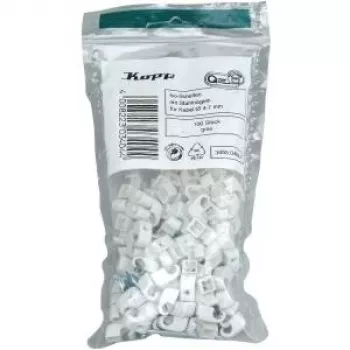 HEINRICH KOPP Nagelschellen kabelių spaustukai, pluoštui Ø 4-7 mm, pilki, 100 vnt. 345504087