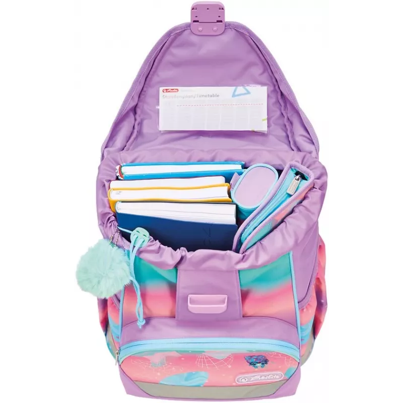Herlitz Ultralight mokyklinė kuprinė rinkinys Seahorse Ocean Lights 6-9 metų