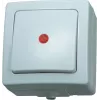 HEINRICH KOPP Paris dvipolis svirtinis jungiklis, įleidžiamas, 250 V AC, 10 A, poliarinė balta 566302004