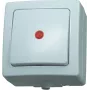 HEINRICH KOPP Paris dvipolis svirtinis jungiklis, įleidžiamas, 250 V AC, 10 A, poliarinė balta 566302004