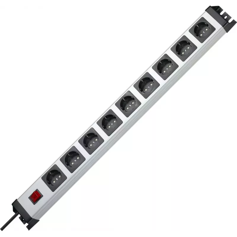 Kopp POWERversal 9 lizdų elektros skirstytuvas su 1,4 m kabeliu, baltas 227020018