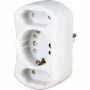 HEINRICH KOPP DUOversal Schuko į Europlug adapteris, Type F į Type C, 250 V, 2,5 A, baltas 179602001